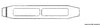 CENTRE PART OF Turnbuckle 3/8" for cable 5 mm [Open bottle (A)] s/s