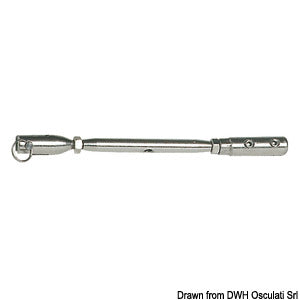 Rigging screws with built-in stainless steel allen spanner terminals