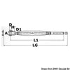 S.S turnbuckle fixed jaw 8 mm
