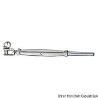 S.S turnbuckle fixed jaw 8 mm