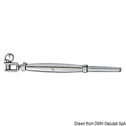 S.S turnbuckle fixed jaw 8 mm