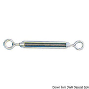 Turnbuckle 2 eyes AISI 316 6 mm