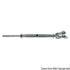 Turnbuckle w. articulated jaw AISI 316 10 mm