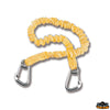 Elastic belt for safety  harness with two snap hooks in stainless steel Trem B1400205