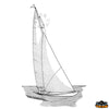 Radar reflector for sailing boats diameter 50 mm height 570 mm - Ø mm 50 - H mm 570 - Radar reflection 2.5 miles [L3405620]