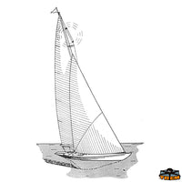 Radar reflector for sailing boats diameter 50 mm height 570 mm - Ø mm 50 - H mm 570 - Radar reflection 2.5 miles [L3405620]