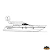 Radar reflector for motor boats diameter 50 mm height 570 mm - Ø mm 50 - H mm 570 - Radar reflection 2.5 miles [L3402051]