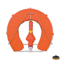 Holder for horseshoe lifebuoy with lifebuoy light holder height 510 mm - Length 510 mm - H mm 360 - Complete with N1725000 connection [N1700320]