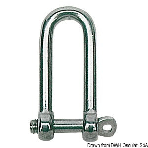 Long shackle AISI 316 10 mm