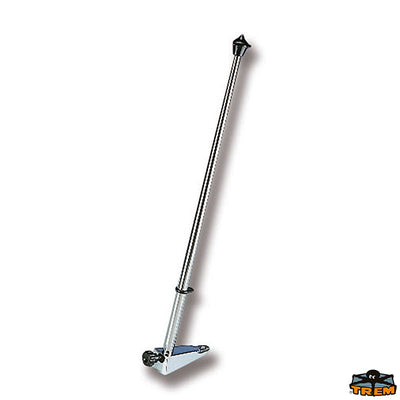 Aisi 316 mast for flags with base flat mounting Trem N2115050