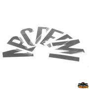 Registration letters and numbers black colour Trem N2323010
