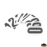 Registration letters and numbers black colour Trem N2207008