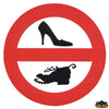 Warning discs NO WALKING Trem D0700010