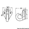 Brass plate with snapshackle
