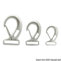 Snap-hook AISI 316 for webbing 52x26 mm