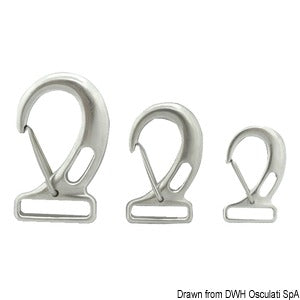Snap-hook AISI 316 for webbing 52x26 mm
