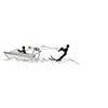 Snap-hook for water skiing 59.5 mm