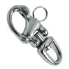 Double-joint snap-shackle for spi AISI 316 82 mm