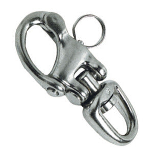 Double-joint snap-shackle for spi AISI 316 82 mm