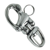 Double-joint snap-shackle for spi AISI 316 105 mm
