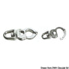 Snap-shackle w/trigger opening AISI 316 85 mm