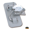 Snap davits set for tender lifting and carrying - Suitable for Neoprene inflatable boats - Grey colour [O1700036]