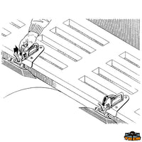 Snap davits set for tender lifting and carrying - Suitable for Neoprene inflatable boats - Grey colour [O1700036]