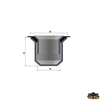 Spare valve for ribs - A mm 64 - B mm 36 - C mm 47 [Z1479035]