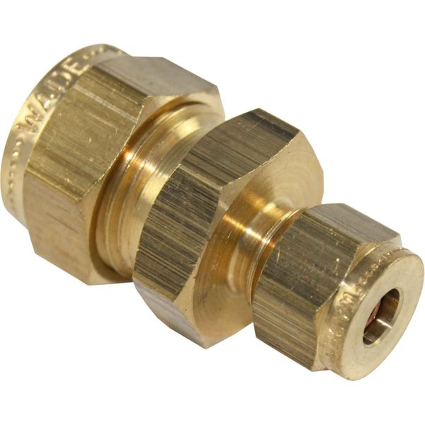 AG Compression Straight Coupling (1/4" to 1/2" Compression)