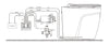 Seaflo Switch Panel For Quiet Flush Electric Toilet 12V / 24V