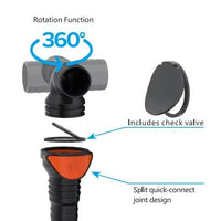 Seaflo 90 Degree Elbow Non-Return Valve Inlet 3/4" - 1" Outlet 3/4"  SFENV1-W075-01