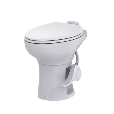 Seaflo Residential Height RV/Marine Toilet-Elongated Ceramic Bowl SFRTCH-02-01