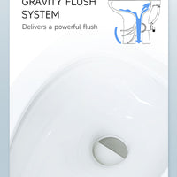 Seaflo Residential Height RV/Marine Toilet-Elongated Ceramic Bowl SFRTCH-02-01
