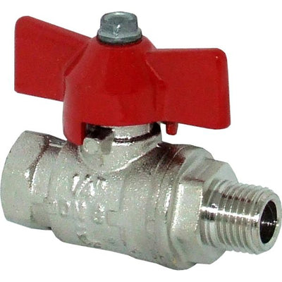 AG Brass Tee Handle Ball Valve (Male-Female / 1