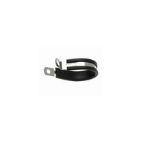 JCS M6 Rubber Lined P Clips 8mm Stainless Steel 304 (Pack of 25)
