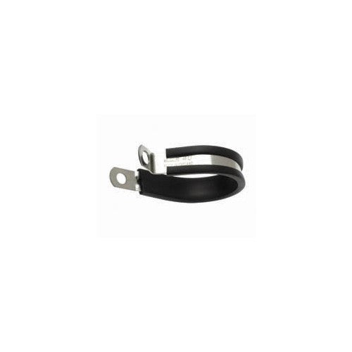 JCS M6 Rubber Lined P Clips 8mm Stainless Steel 304 (Pack of 25)