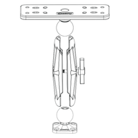 Scotty 1.5" Ball System Base