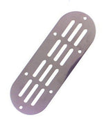 Flat Stainless Steel Oval Vent  - SPECIAL 2 X PRICE OF 1 X
