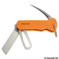 SS sailor knife w. yellow plastic grip