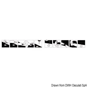 10 pins for Q-SNAP fasteners correct positioning