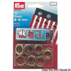 N. 24 brass eyelets 8.5 mm