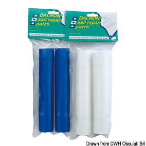 Repair patch kit, Dacron blue