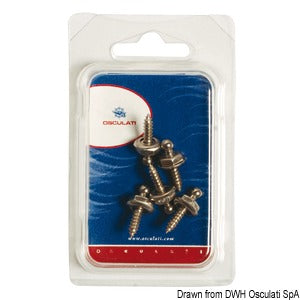 Loxx male self-tapping snap fasteners Blister N. 5