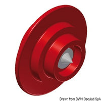 Centering device to align the two parts