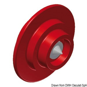 Centering device to align the two parts