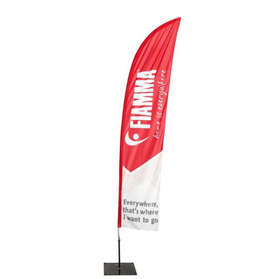 Fiamma Feather Flag in Beige and Red (99501B271)