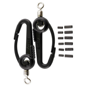 Scotty Downrigger Weight Swivel Hooks with Wire Connector Sleeves (2pcs)