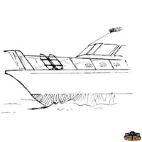 Foldable fender basket for 2 fenders max diameter 19 cm - Model F1-F02-G4 - For fenders Ø max. 19cm [P0705510]