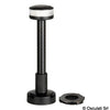 360° wireless white light pole 60cm - Black Plastic Base