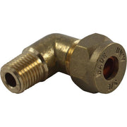 AG Compression Fitting Elbow (1/4" NPT Male to 3/8" Compression)
